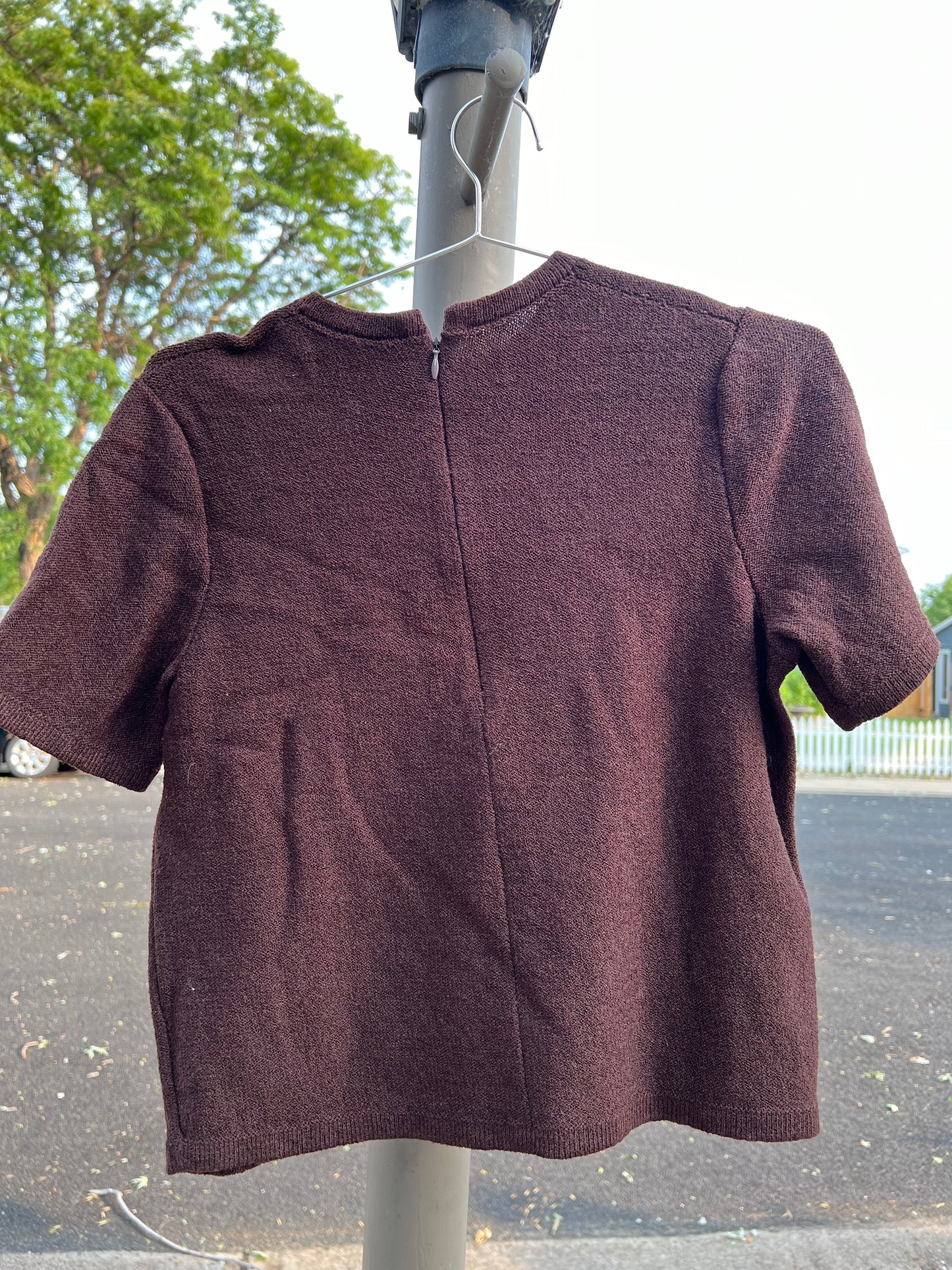 Vintage knit T with cherries!
