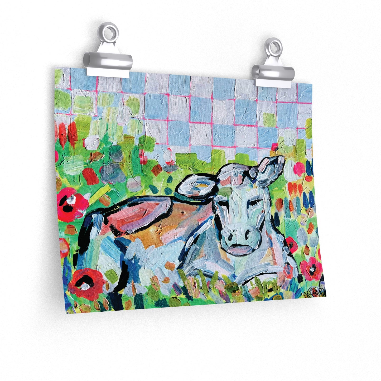 Izzy the Checkerboard Cow - 2023