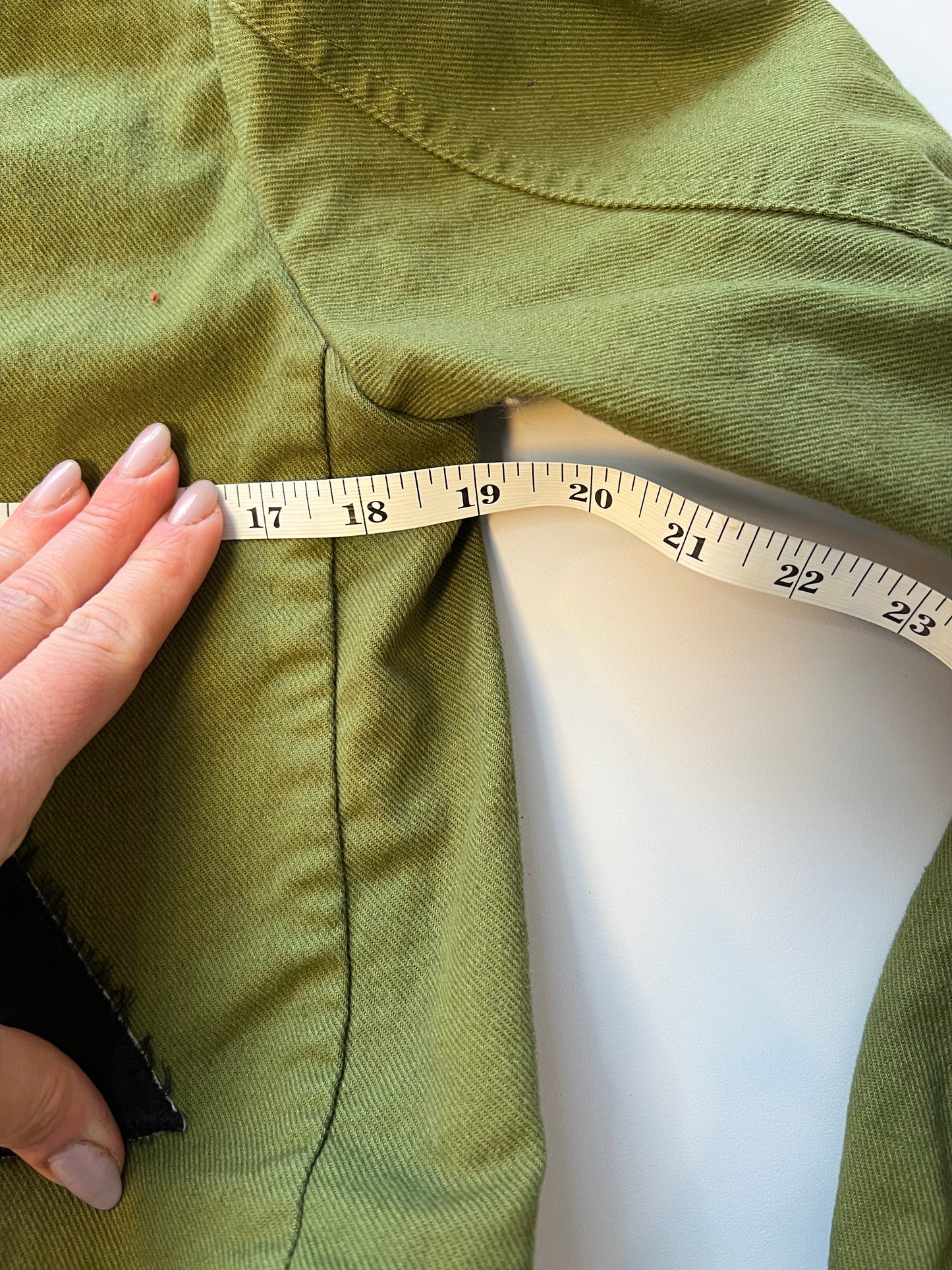 Green Boden Jackey with floral embroidered patch