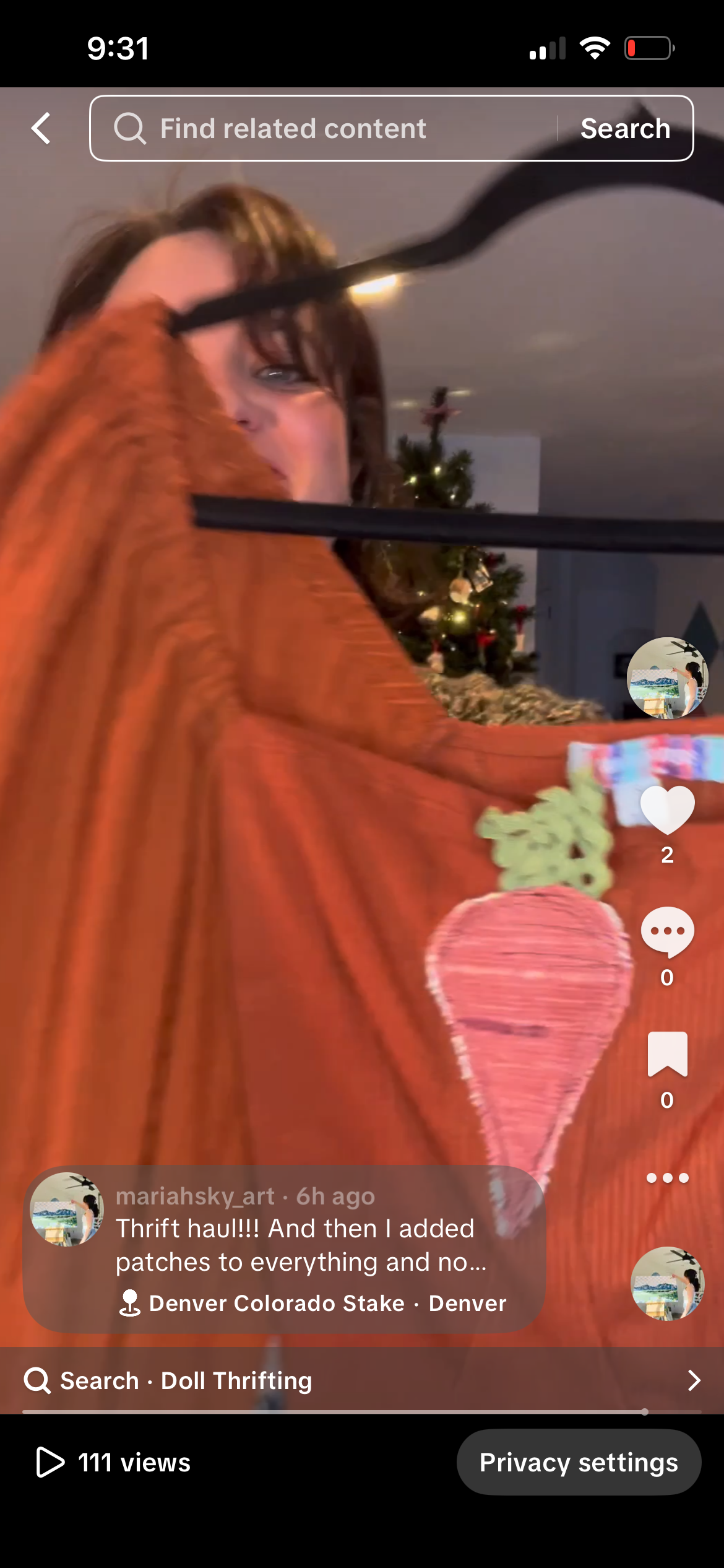 Radish top! Urban outfitters size small - puff sleeves