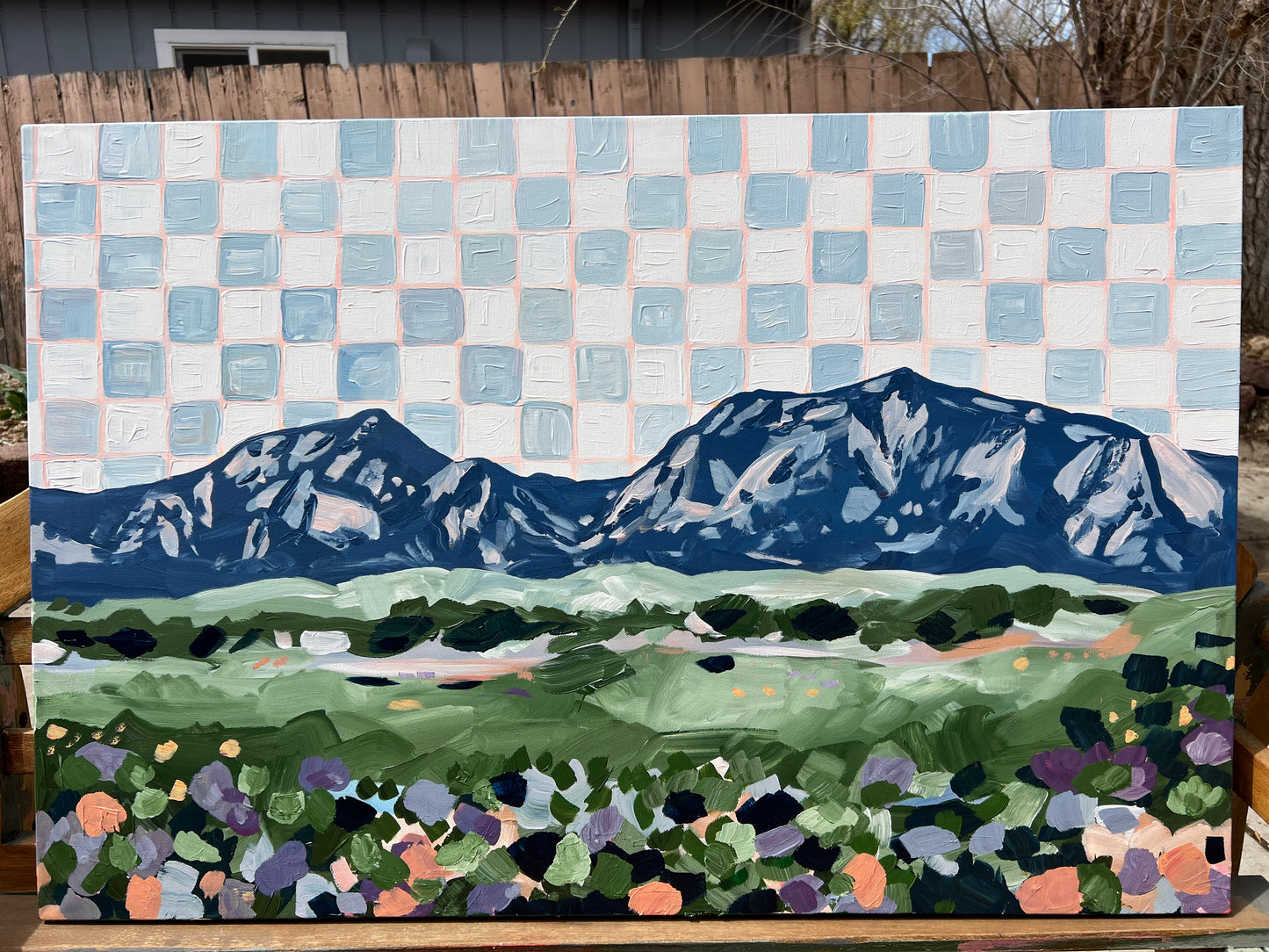 “Colorado Blue” Checkerboard Rockies series