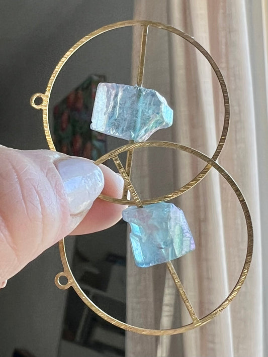 Blue hoops for Carly