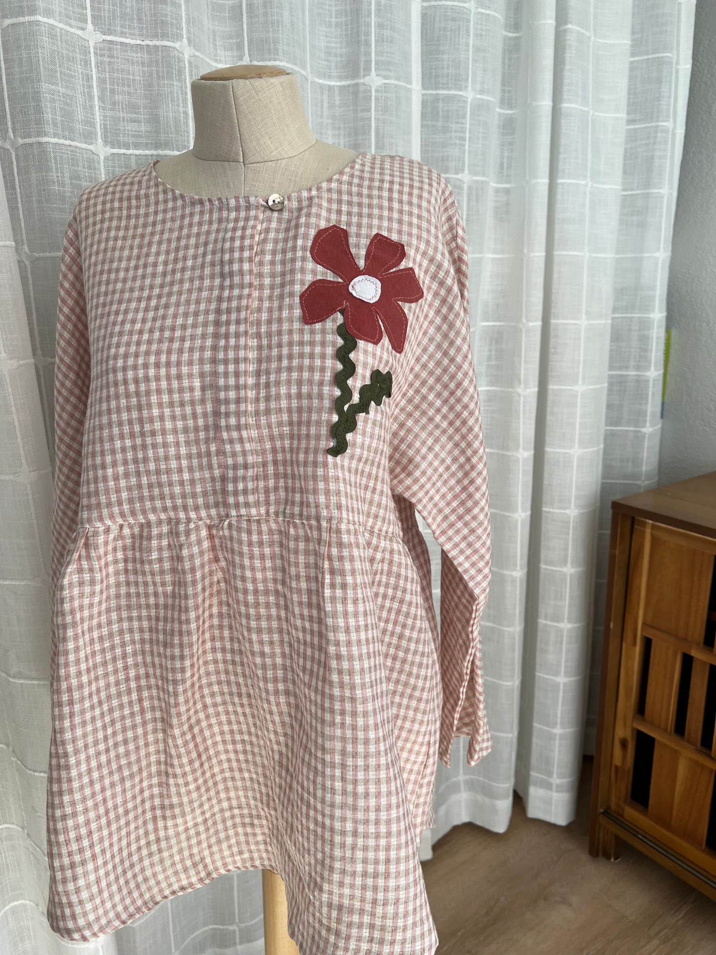 Gingham long sleeve