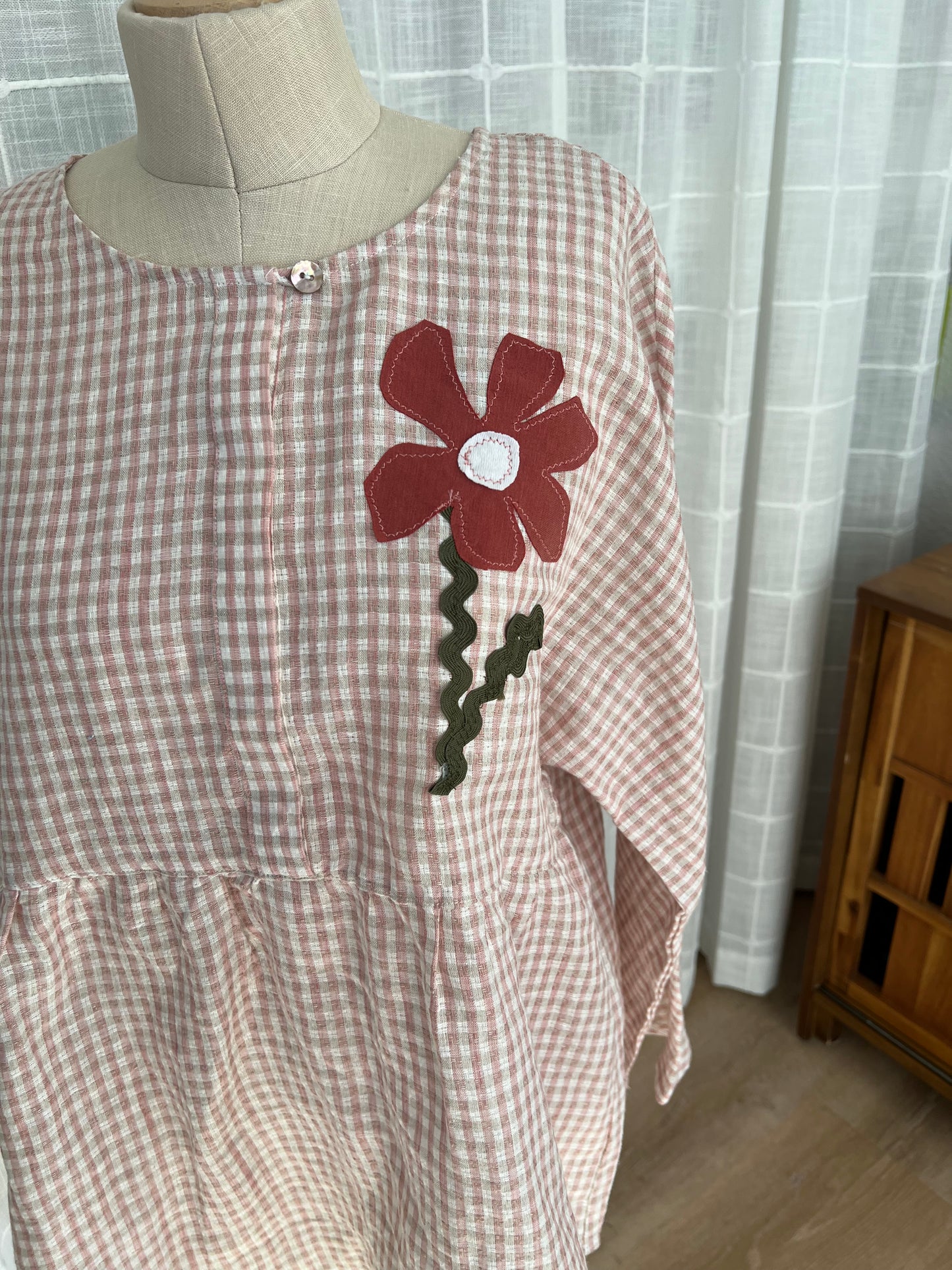 Gingham long sleeve
