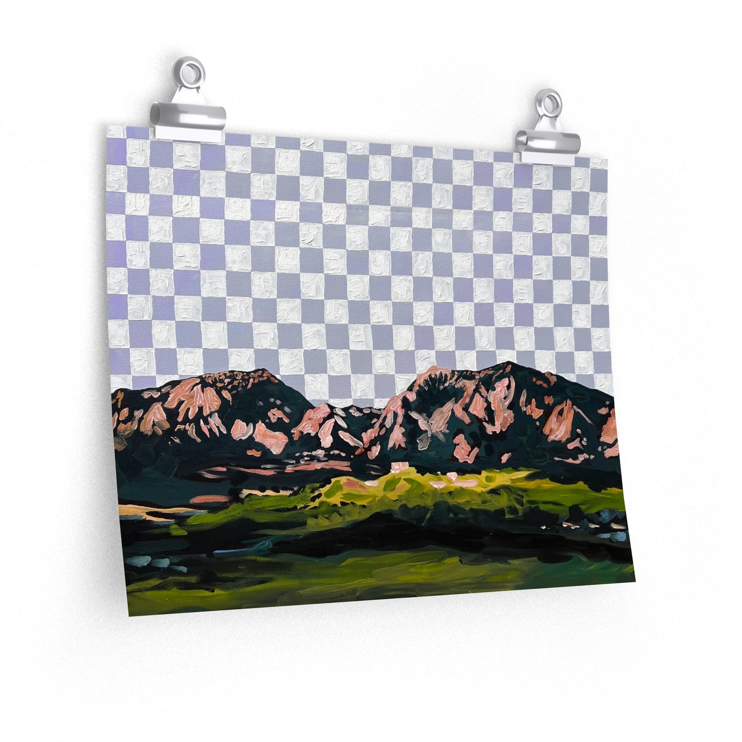 Checkerboard skies over the Flatirons- Number two in a series- 2023