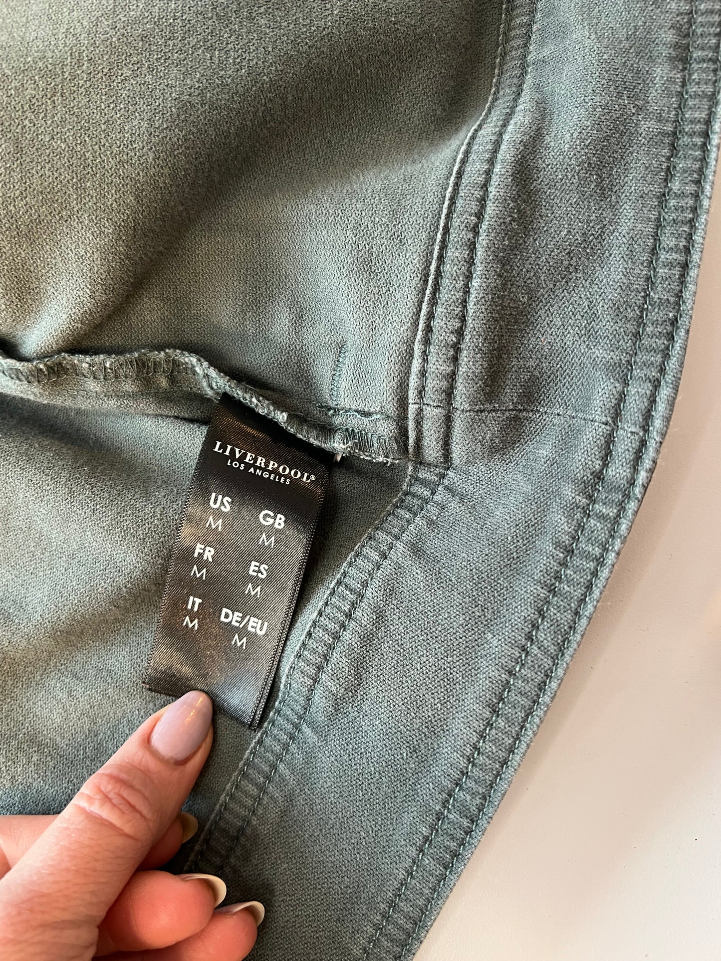 Greenish/blue floral patch jacket