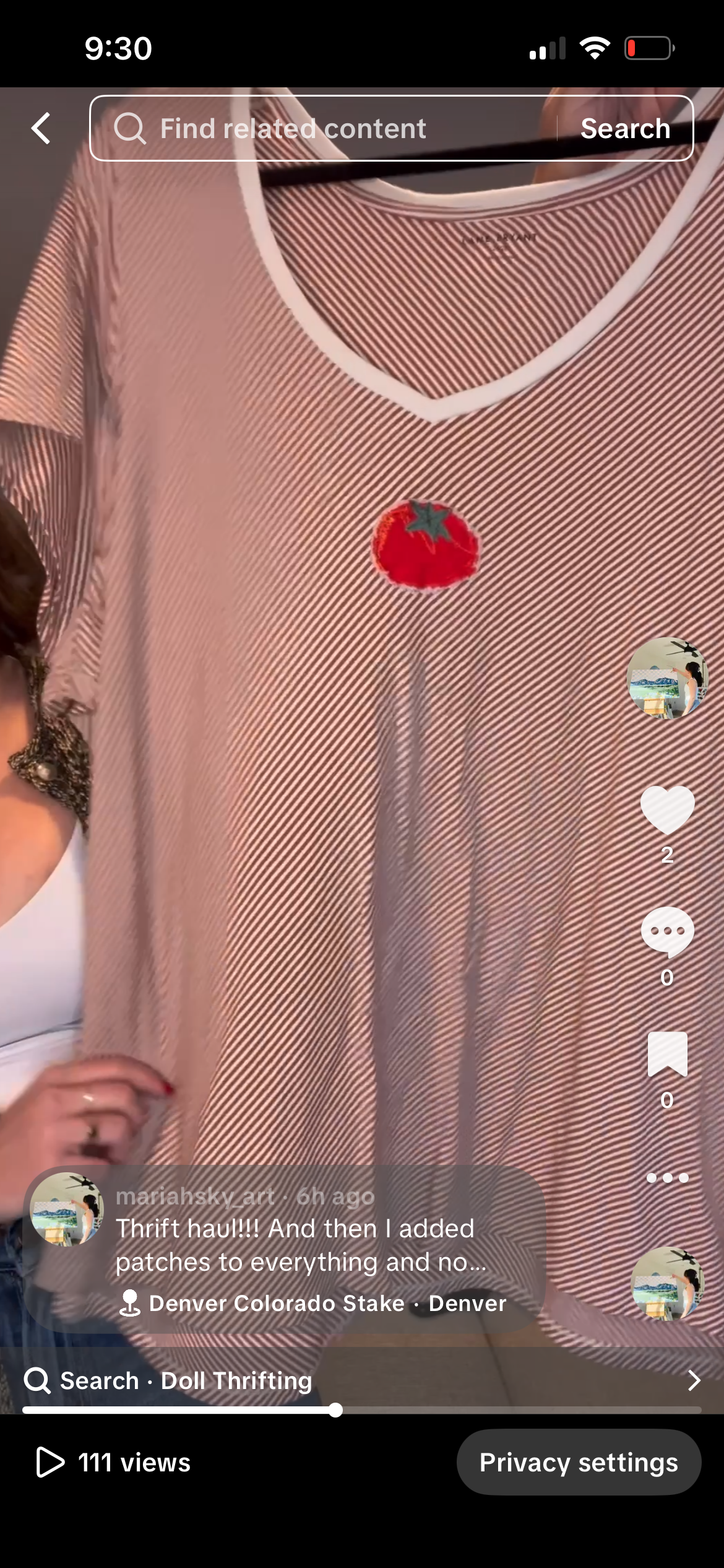 Tomato top- Lane Bryant 26/28