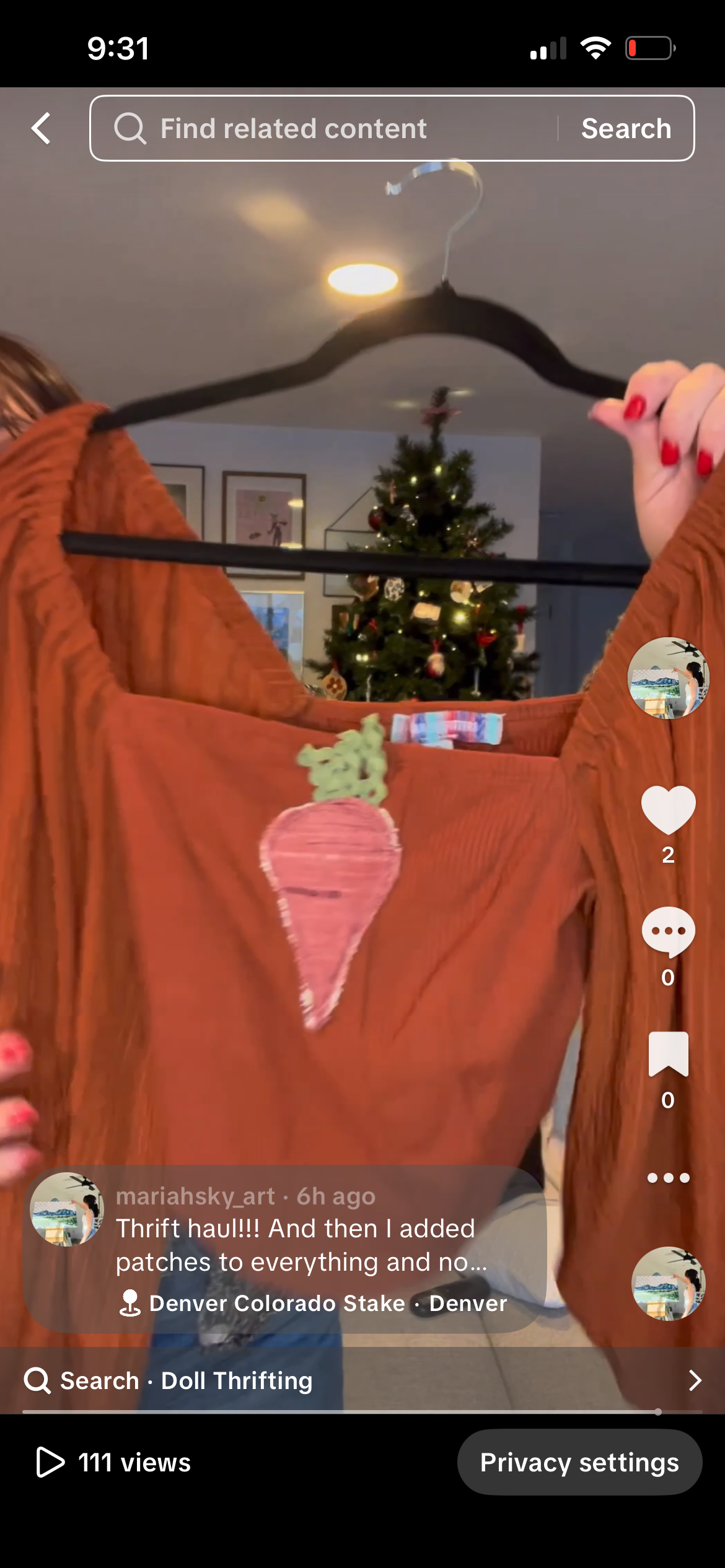 Radish top! Urban outfitters size small - puff sleeves