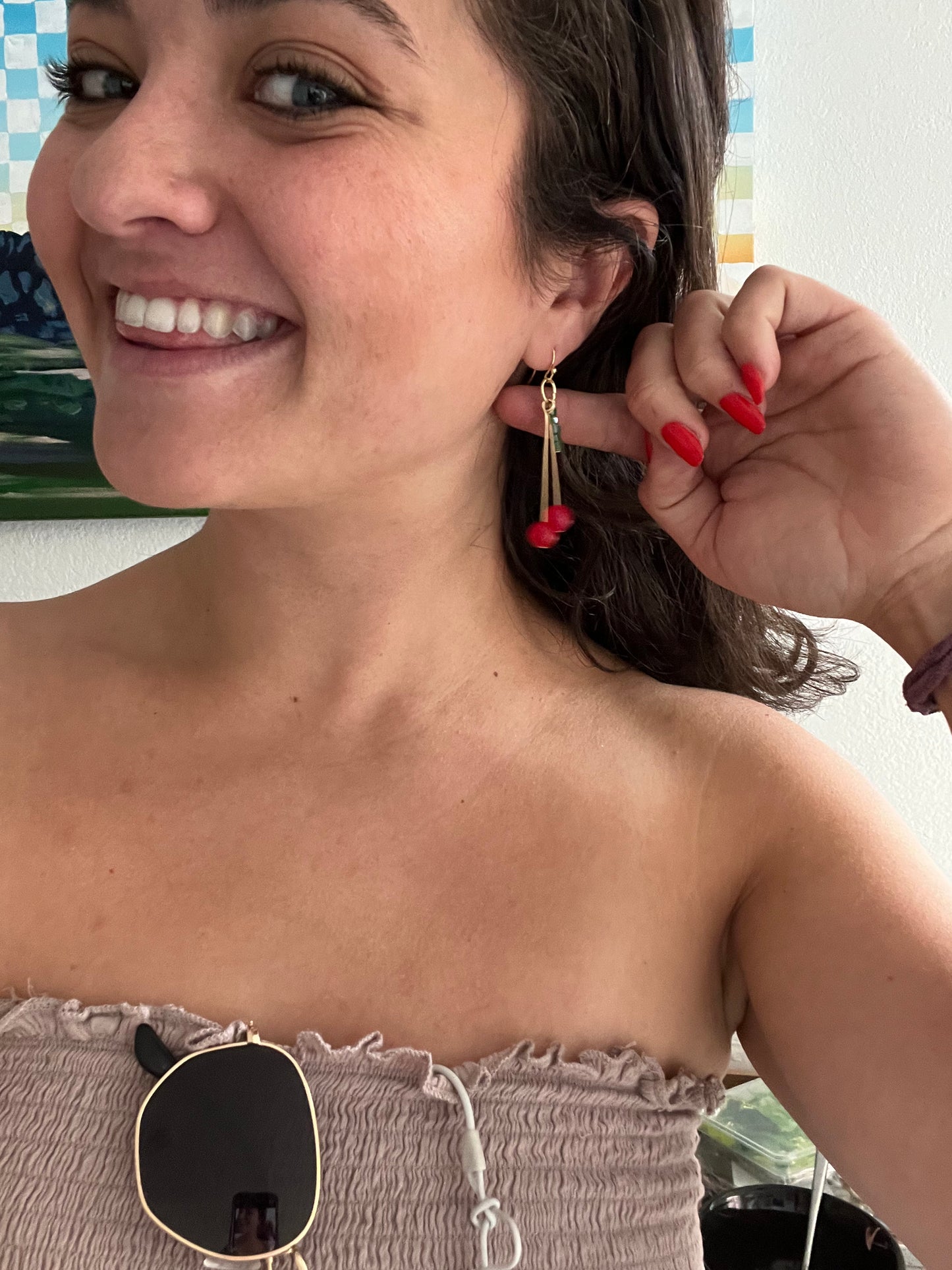 Cherry earrings! Limited release
