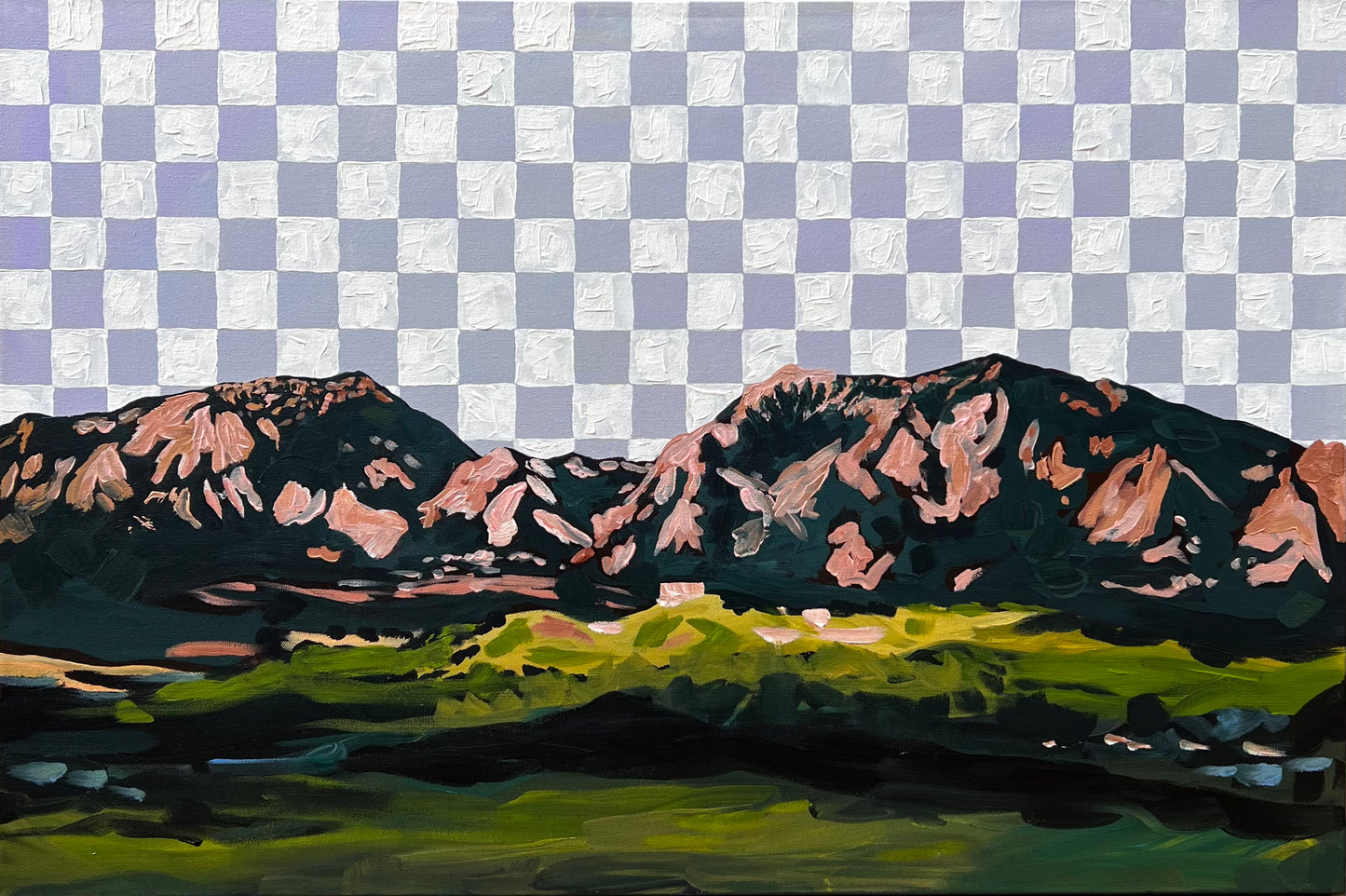 “Checking Out Boulder” 2023 Checkerboard Rockies series