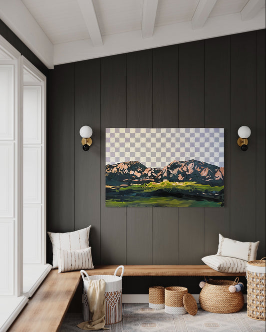 “Checking Out Boulder” 2023 Checkerboard Rockies series