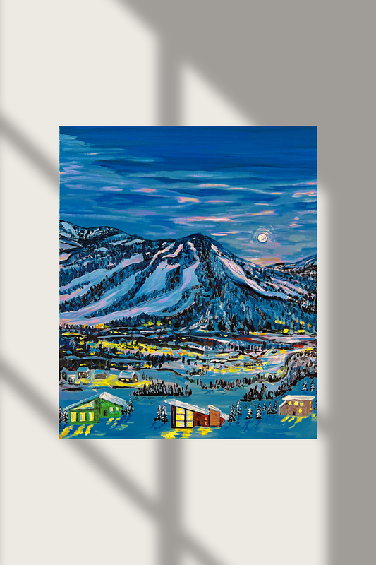 Vail Colorado -Mid Mod Mountain town- print